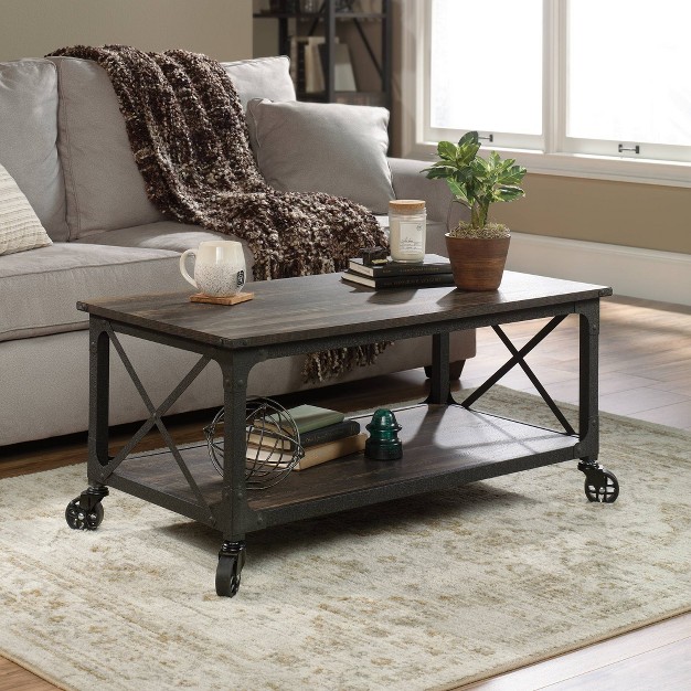 Steel River Coffee Table Carbon Oak Sauder