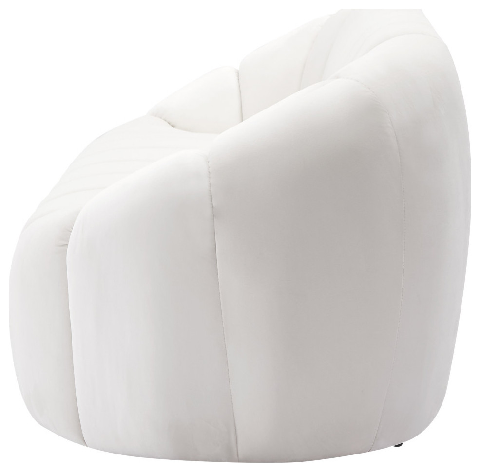 Elijah Velvet Upholstered Set   Contemporary   Loveseats   by Meridian Furniture  Houzz