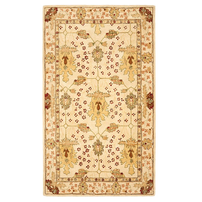 Safavieh Anatolia Kaitlyn Framed Floral Wool Rug