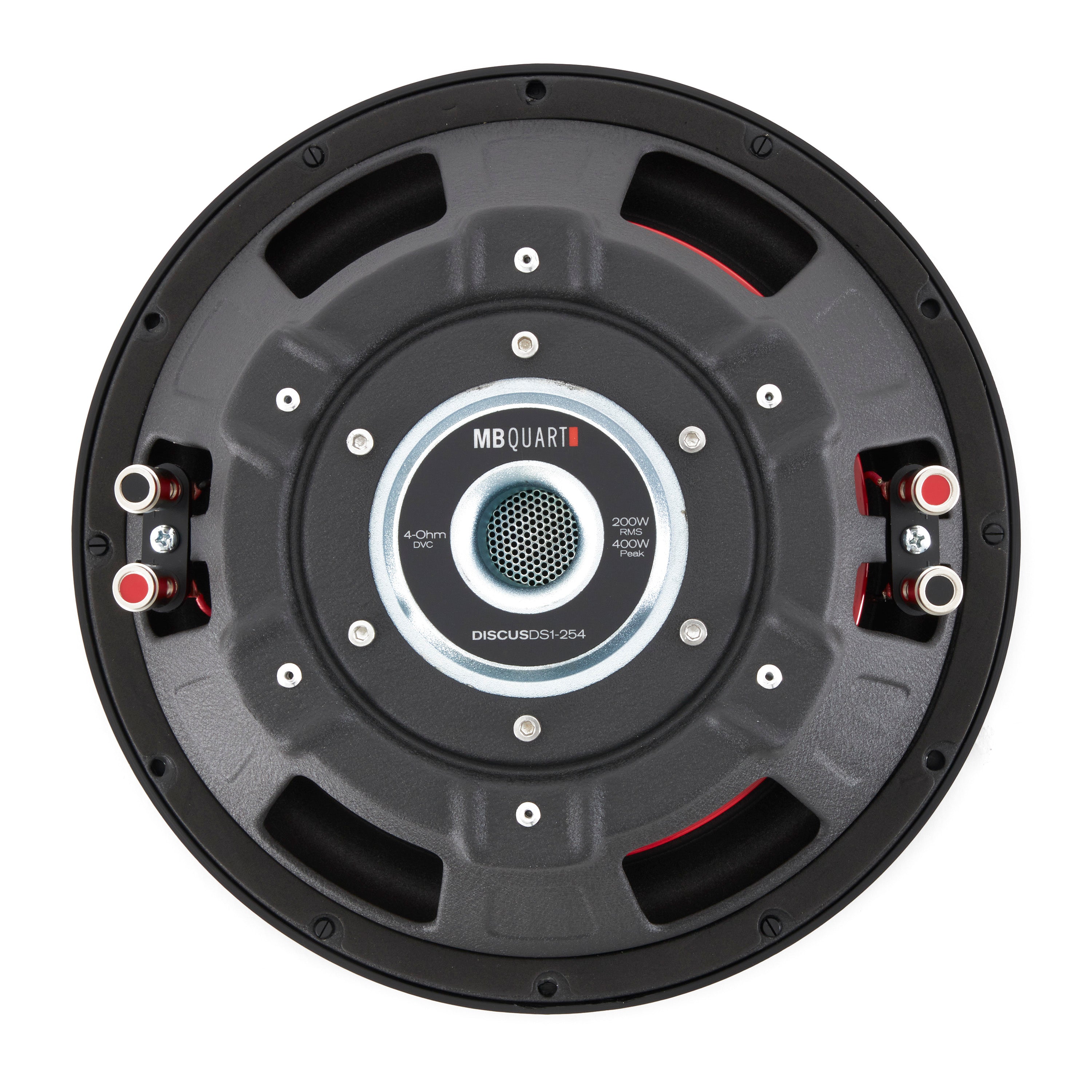 2) MB Quart DS1-254 800 Watt 4 Ohm Shallow Slim Subwoofers Car Truck DVC Subs