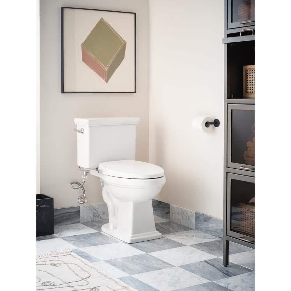 MOEN 2Series Standard NonElectric AddOn Bidet Seat for Elongated Toilets in White