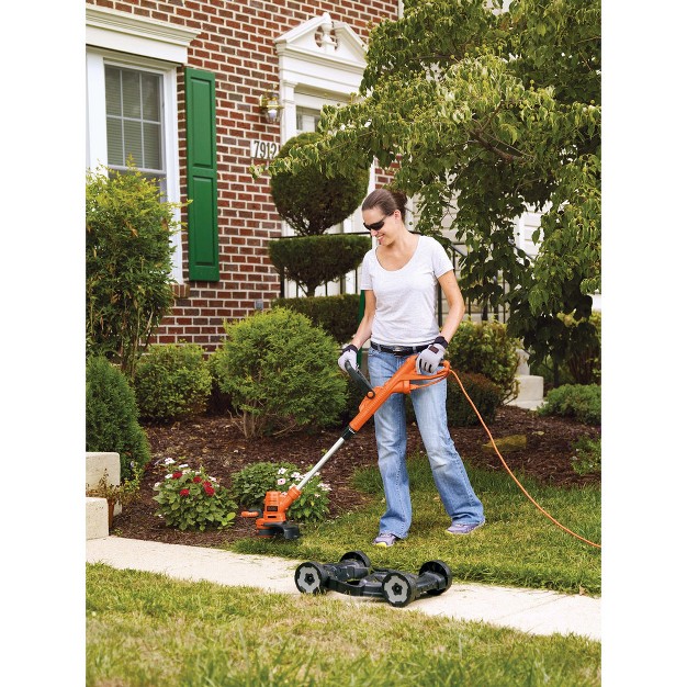 Black amp Decker Mte912 6 5 Amp 3 in 1 12 In Compact Corded Mower