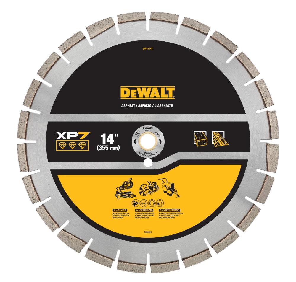 DEWALT Diamond Blade 14 SEGMENTED XP7 ASPHALT ;