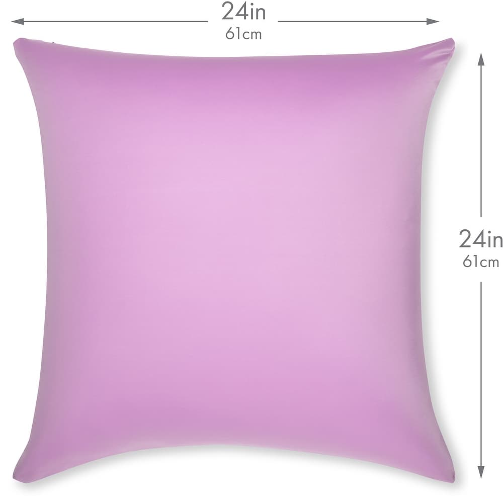 Throw Pillow Cozy Soft Microbead Purple: 1 Pc