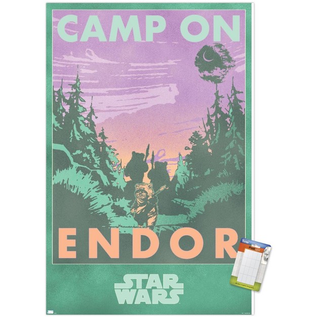 Trends International Star Wars Endor Camp On Endor Unframed Wall Poster Prints