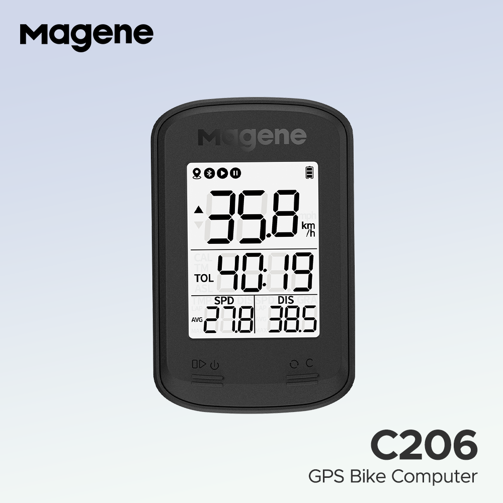 Magene C206 Pro GPS Bike Computer Wireless Cycling Bicycle Speedometer Bluetooth ANT Ciclismo Power Meter For MTB Bike Road