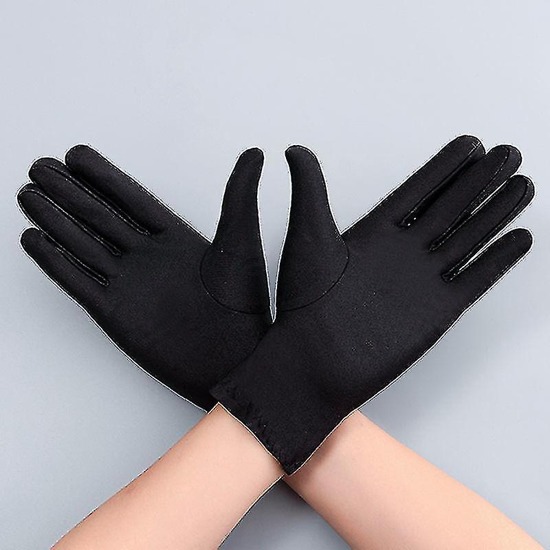 3 Pairs Elastic Spandex Gloves Jewelry Inspection Gloves Etiquette Glove