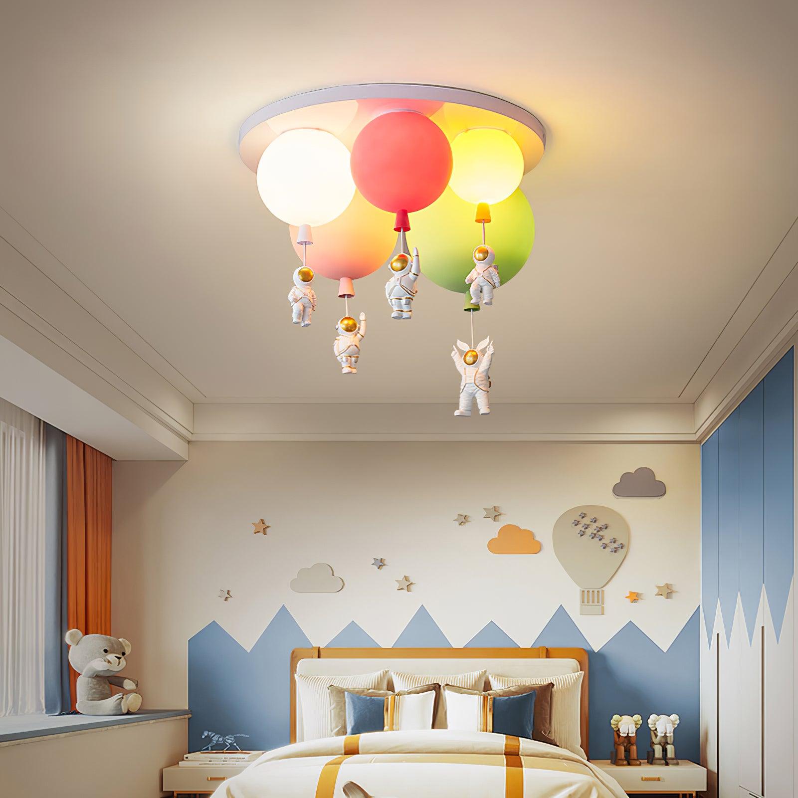 Frosted Balloon Combination Ceiling Lamp