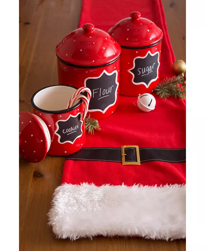 Design Imports Santa Belt Table Runner