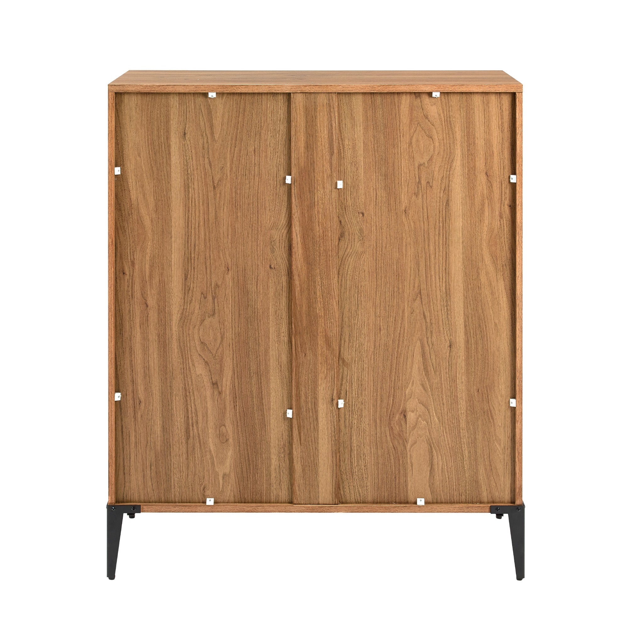 Manor Park Urban Industrial 4 Drawer Vertical Dresser, English Oak