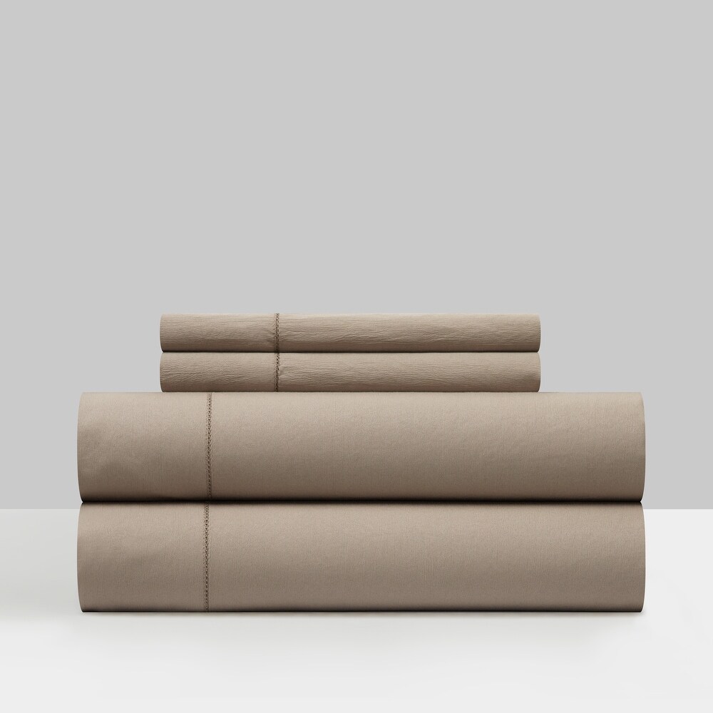 Chic Home Celsey 4 Piece Solid color Sheet Set