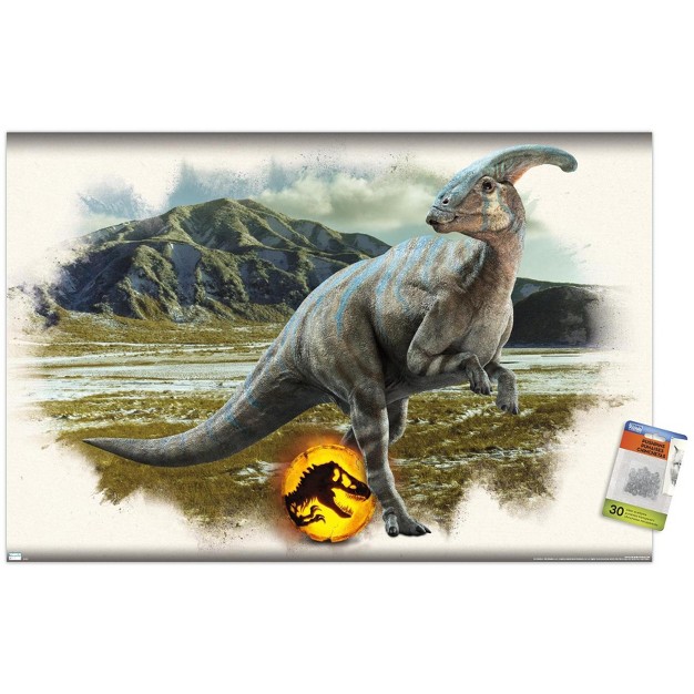 Trends International Jurassic World Dominion Parasaurolophus Focal Unframed Wall Poster Prints