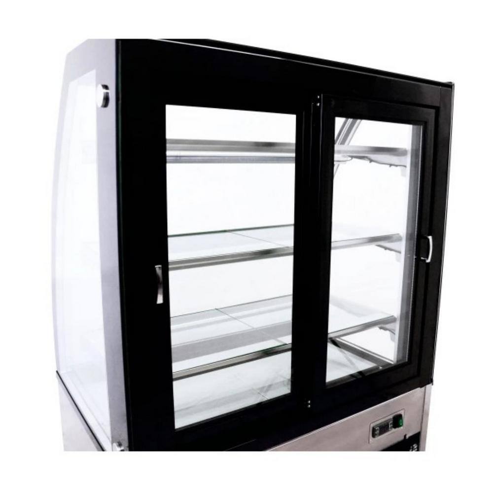 Cooler Depot 36 in. W 11 cu. ft. Commercial Refrigerated Bakery Refrigerator Display Showcase in Stainless DXXARC-271Y