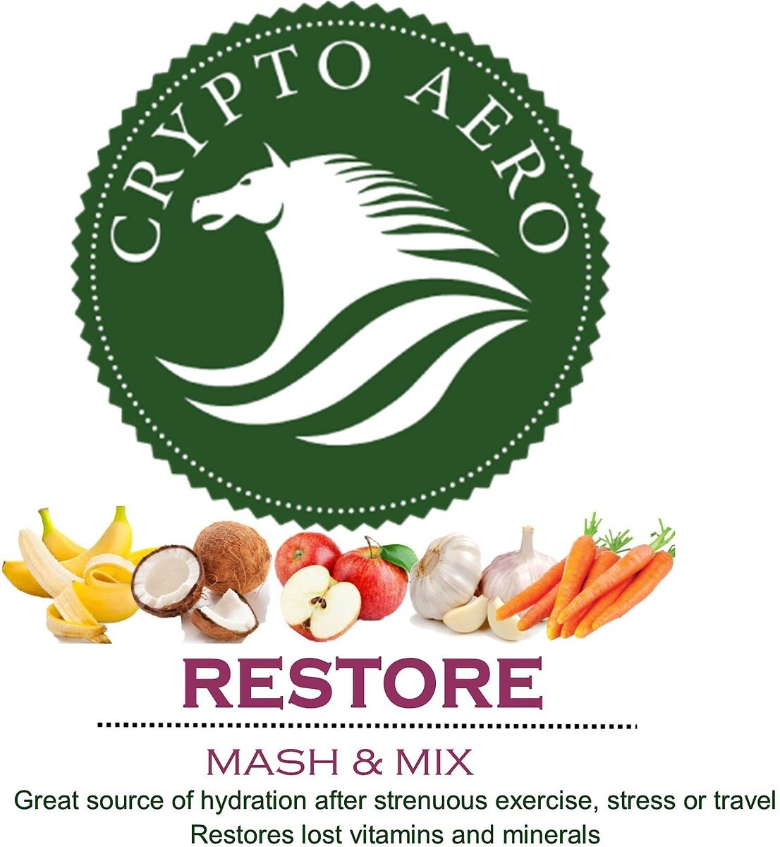 Crypto Aero Restore Mash and Mix Horse Feed