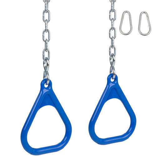 Swing Set Stuff Inc. Trapeze Rings with Chains (Red)