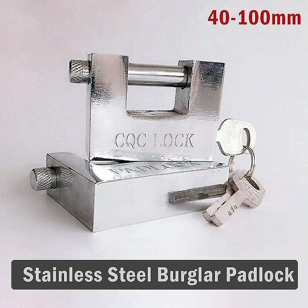 Robust Stainless Steel Padlock， Anti-theft， Size 70 Mm， Security Padlock With 3 Keys For Co