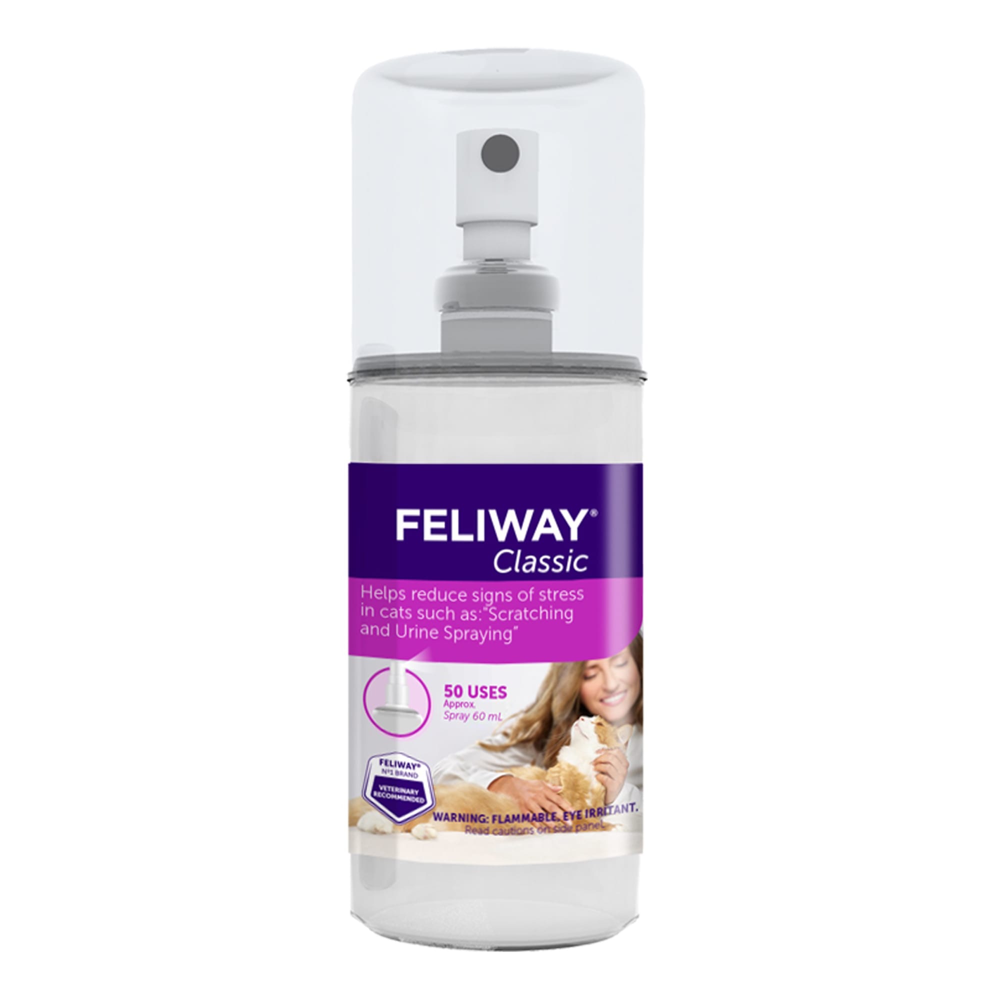 FELIWAY Calming Spray for Cats， 60 ml.