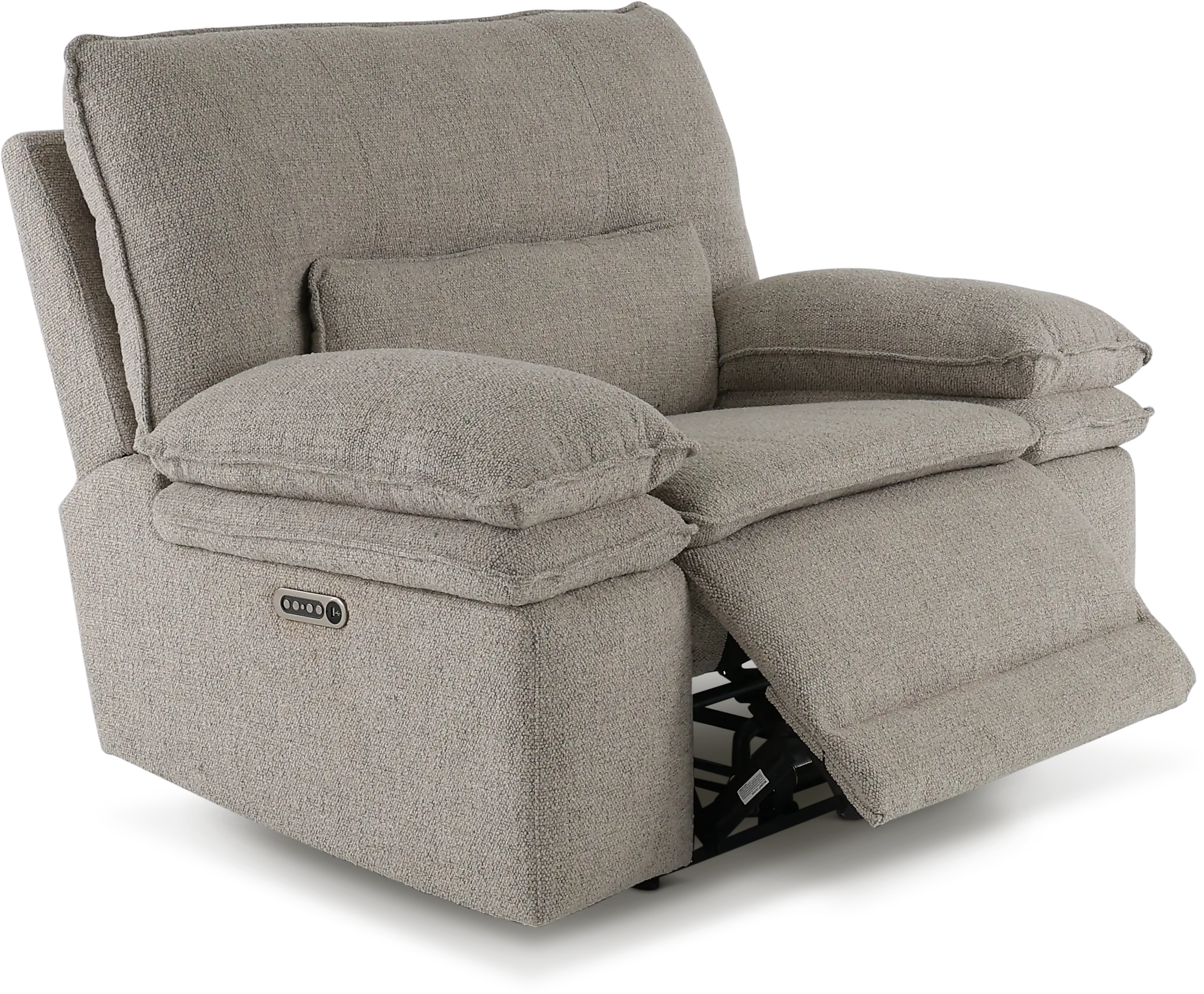 Merino Porcelain Gray Power Recliner