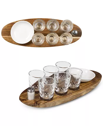 Picnic Time Legacyandreg; by Cantinero Shot Glass Serving Tray