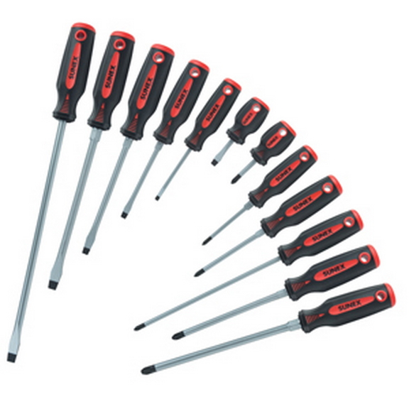 Sunex Tool 1112SS 12 Piece Screwdriver Set