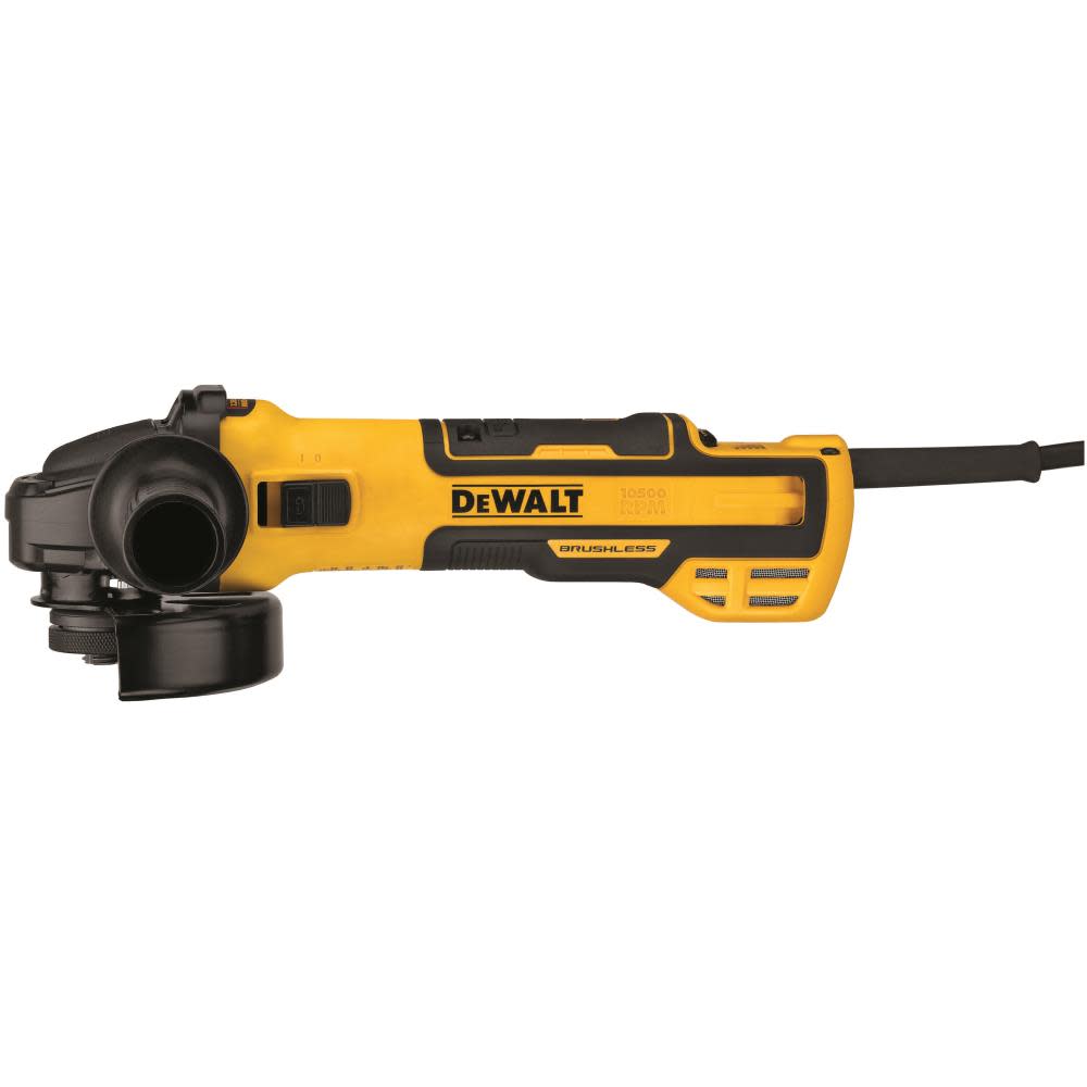 DEWALT 5-in Variable Speed Slide Switch Small Angle Grinder with Kickback Brake DWE43231VS from DEWALT