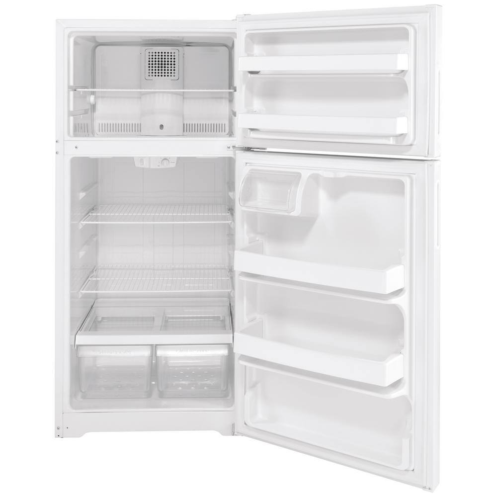 Hotpoint 15.6 cu. ft. Top Freezer Refrigerator in White HPS16BTNRWW