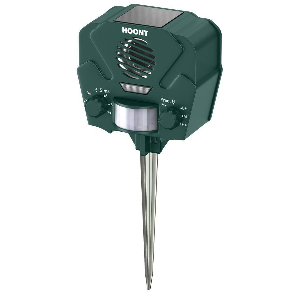 HOONT Advanced Motion Activated Solar Powered Ultrasonic Deer and Animal Repeller CY- H949