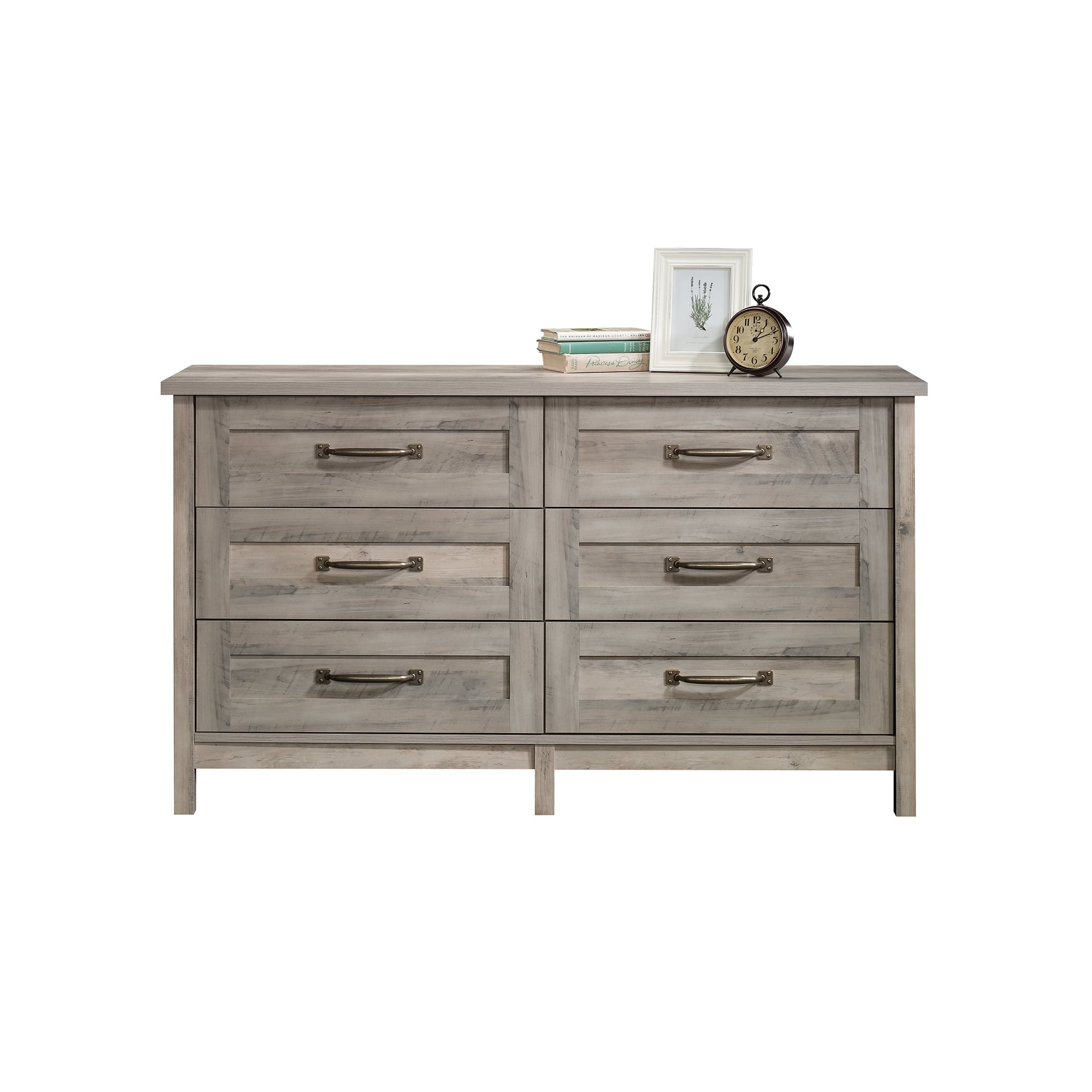 Better Homes & Gardens Modern Farmhouse 6 - Drawer Dresser, Rustic Gray Finish