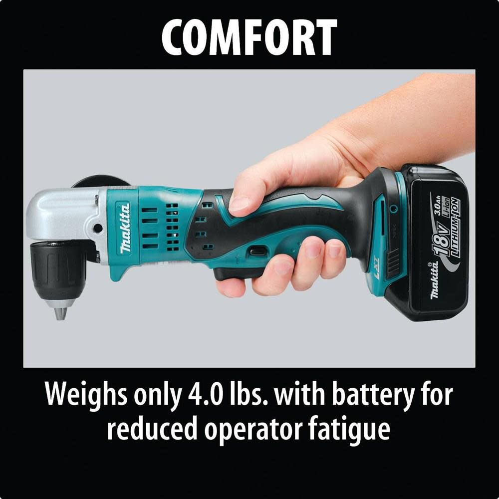 Makita 18V LXT Lithium-Ion Cordless 3/8 in. Angle Drill Kit XAD02 from Makita