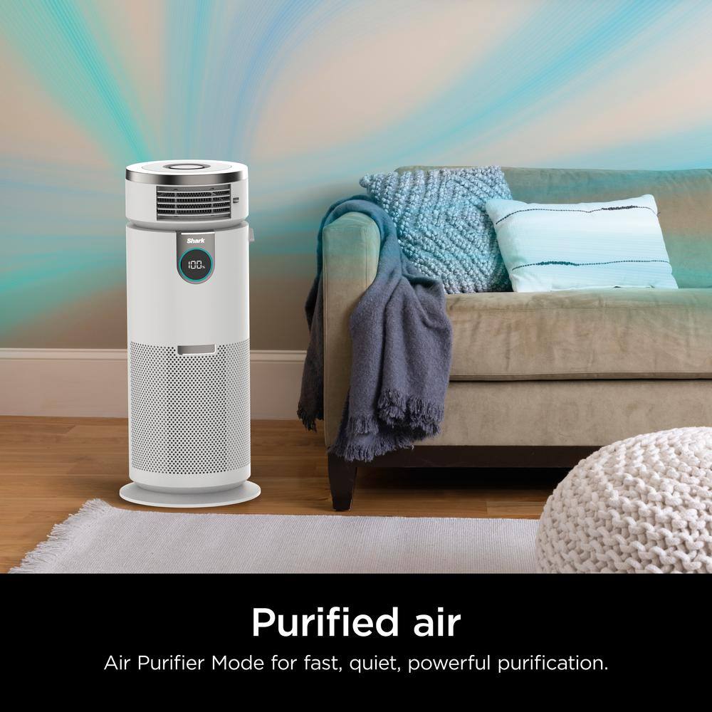 Shark Air Purifier 3-in-1 HEPA Filter Air Purifier Purified Heat Purifed Fan 1000 sq. ft. HC502