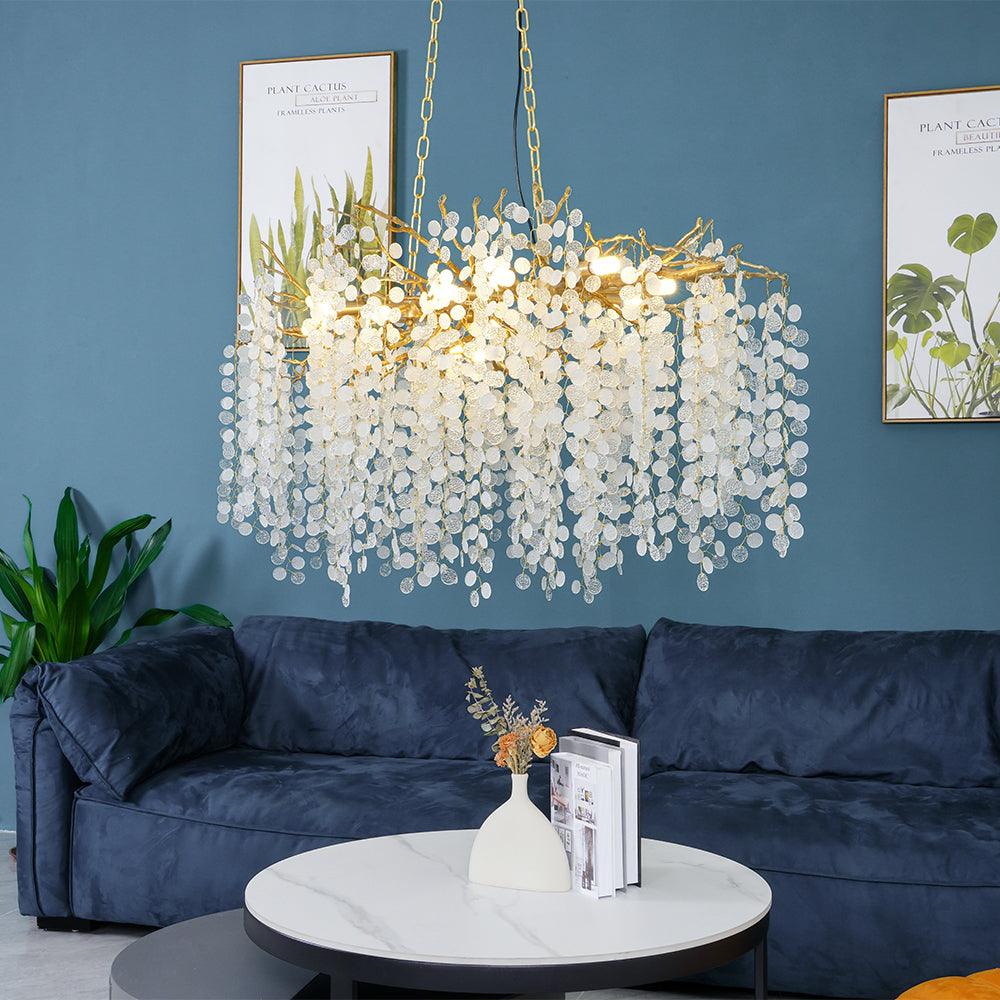 Shiro Noda Crystal Chandelier