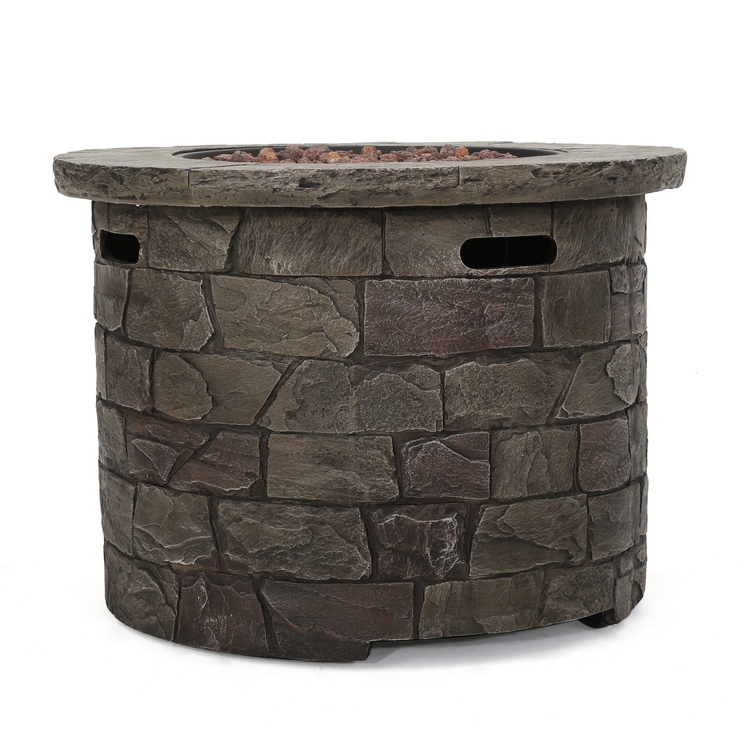 Stonecrest 40,000 BTU Propane Gas Firepit (Round)