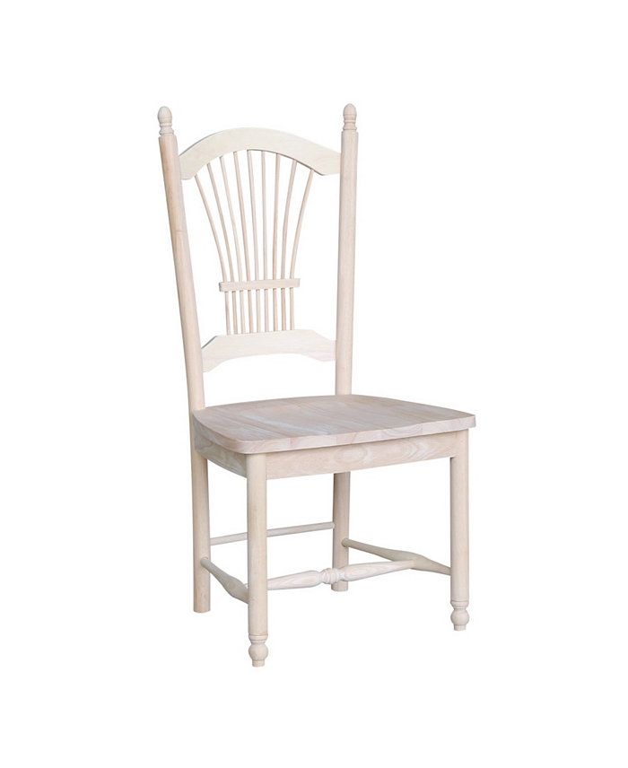 International Concepts Sheafback Chairs Set of 2