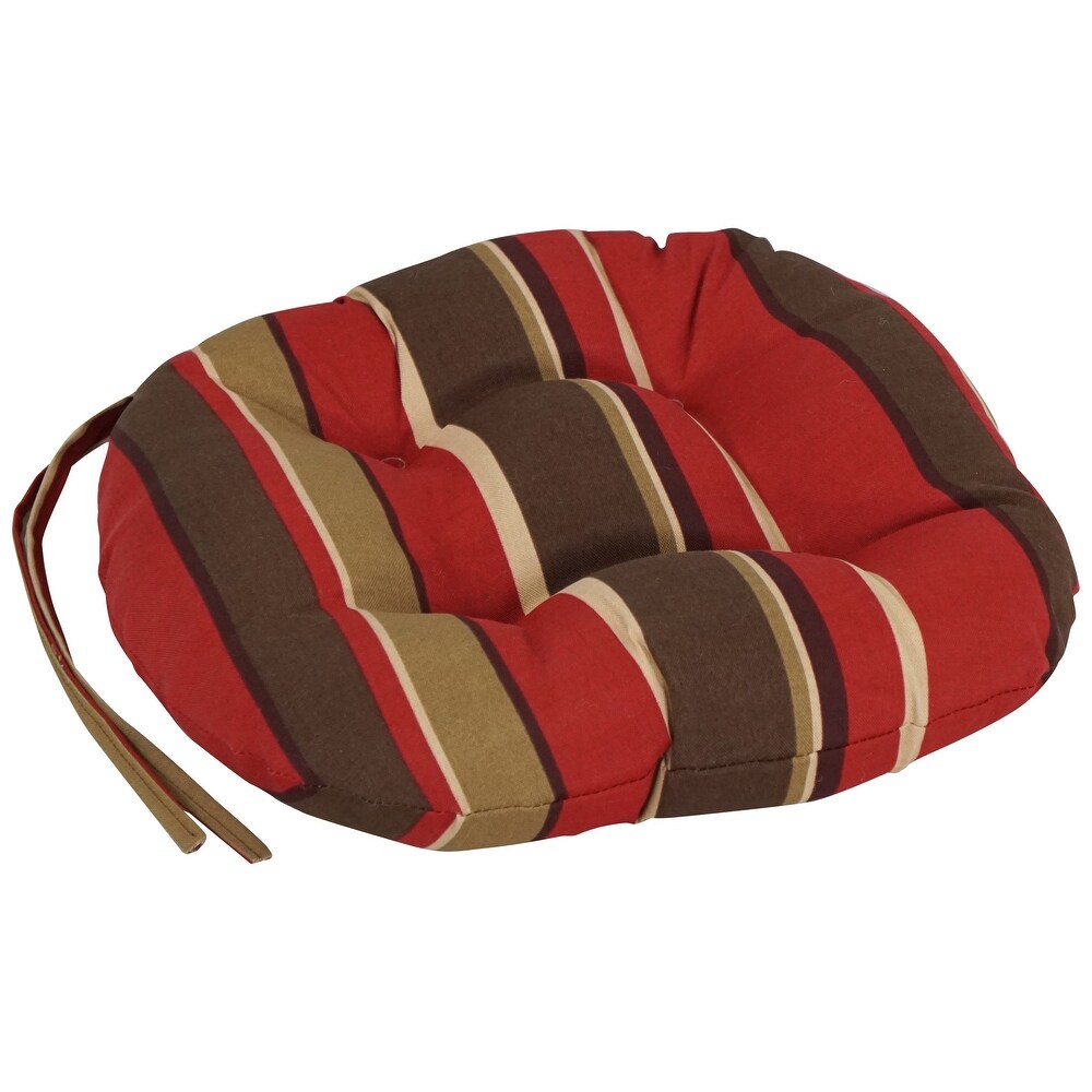 16 inch Round Tufted Indoor/Outdoor Chair Cushions (Set of 4)   16\