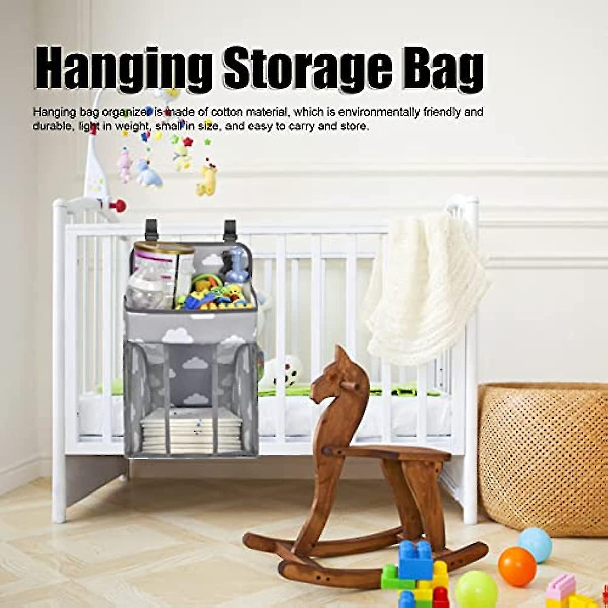 Hanging Storage Bag  Hanging Organizer Basket With Pockets For Bathroom Bedroom Kitchen Storage And Organization