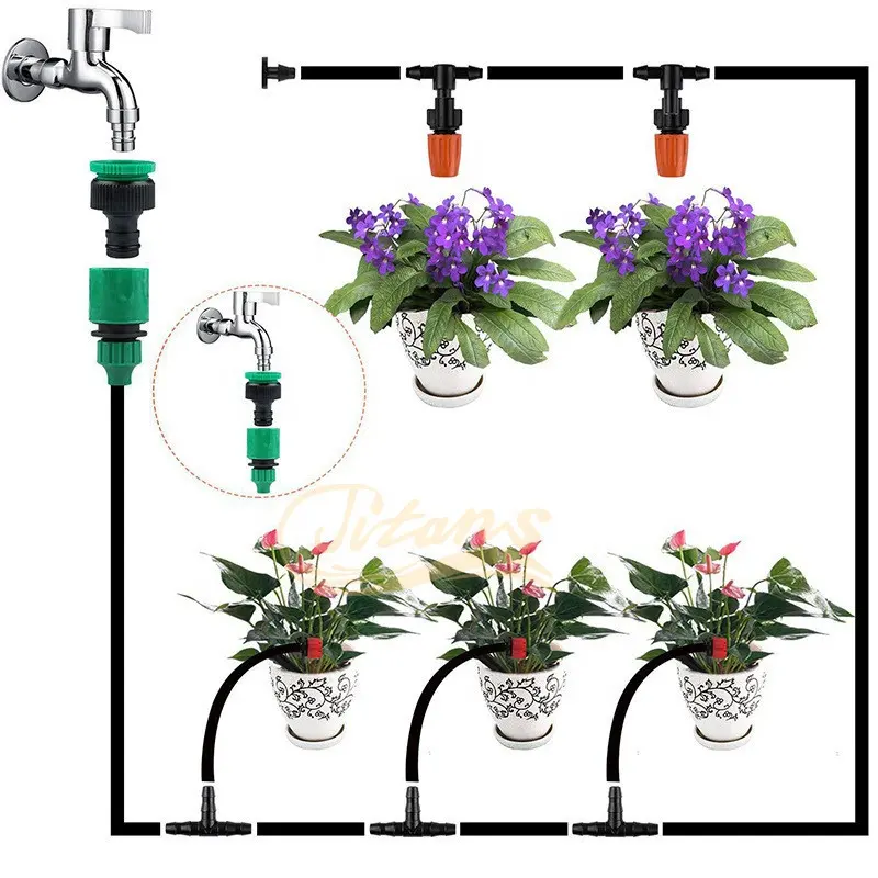 Adjustable DIY Automatic micro Drip Irrigation System garden irrigation kits for garden irrigation