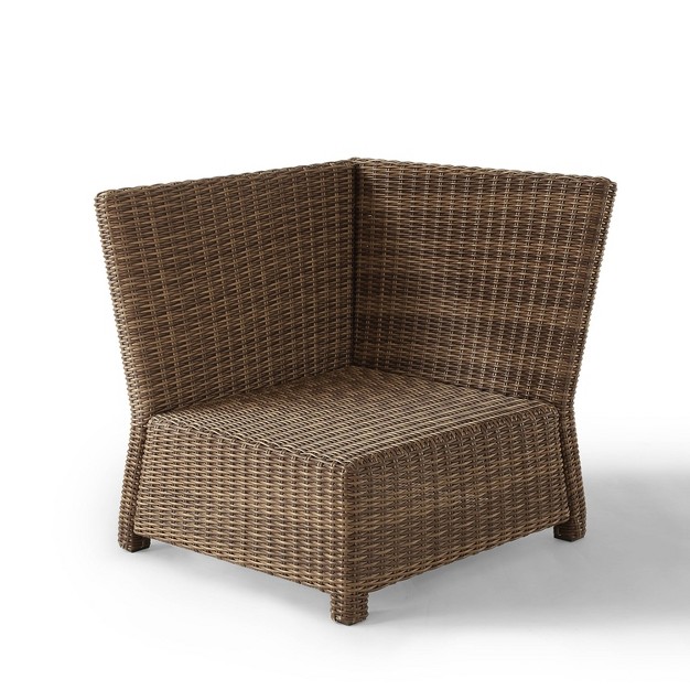 Bradenton Outdoor Wicker Sectional Corner Chair Crosley