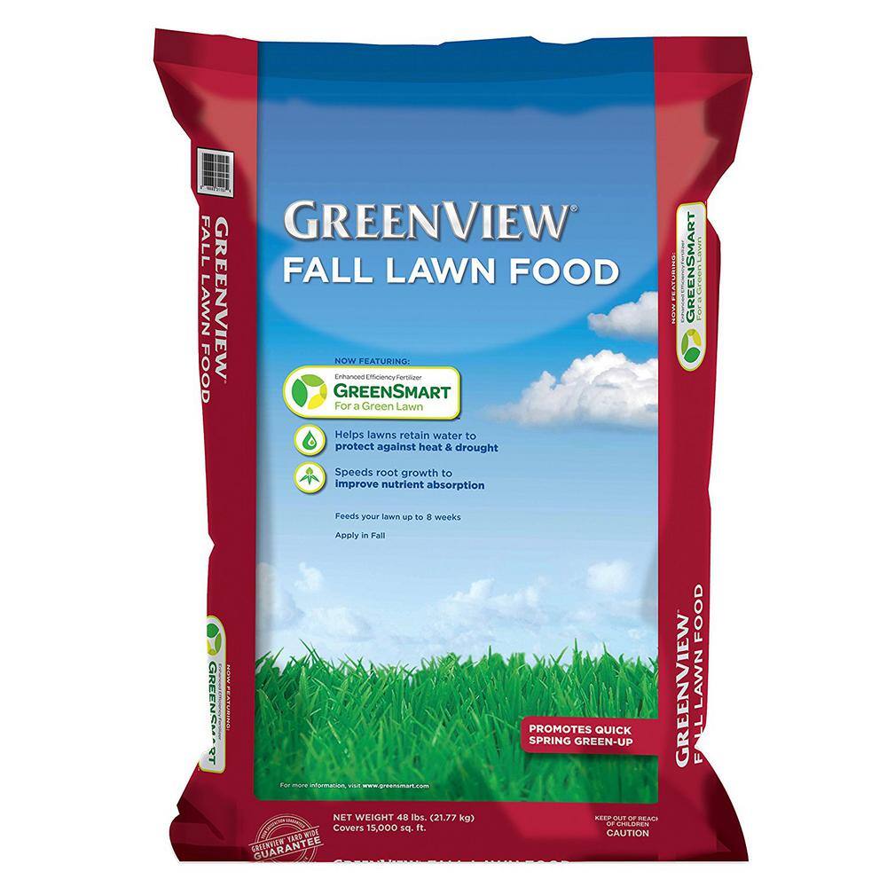 GreenView 48 lbs. Fall Lawn Food Covers 15000 sq. ft. (22-0-10) 2131183