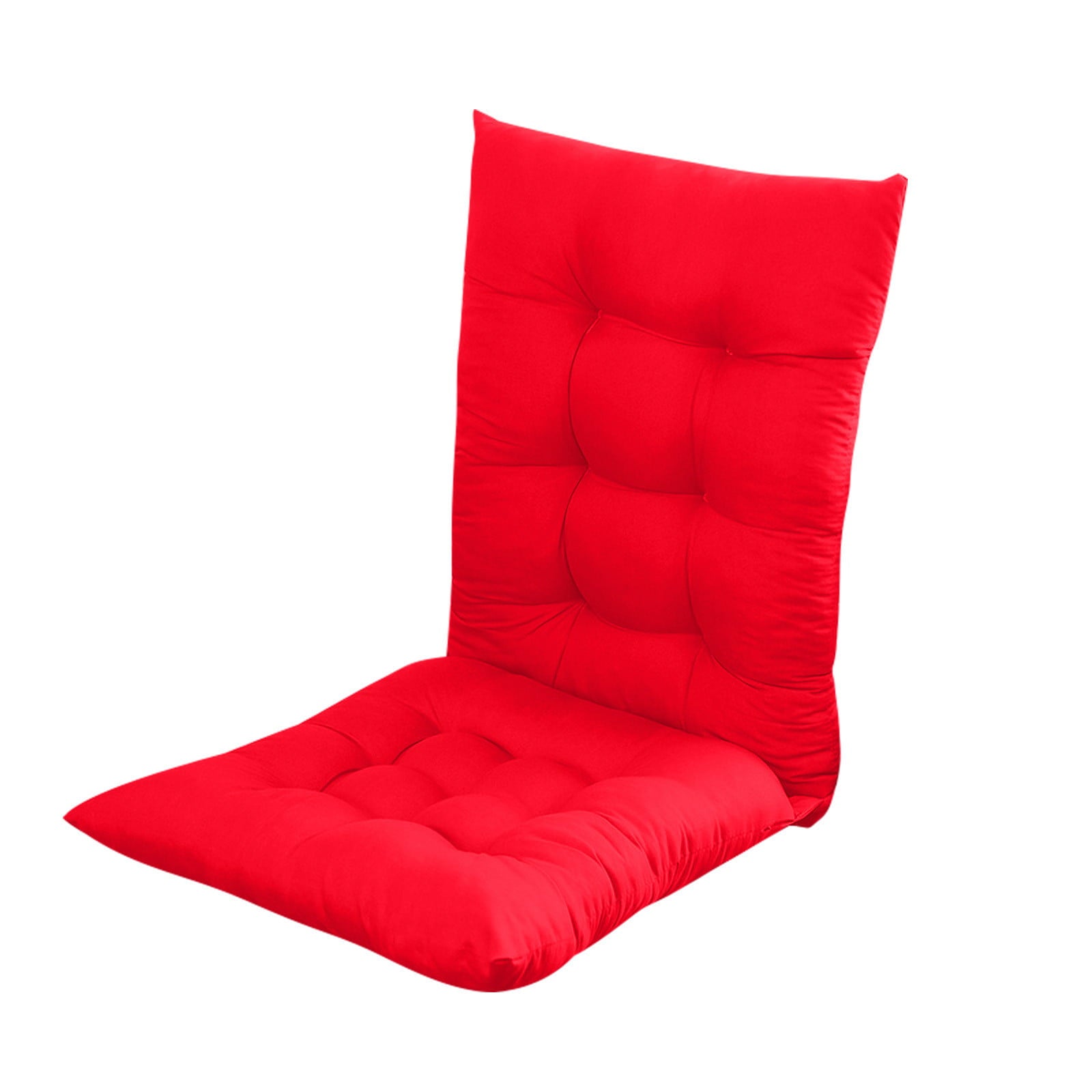 Puntoco Clearance Solarium Indoor/Outdoor Rocking Chair Pad Seat and Seatback Cushion Red