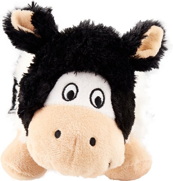 KONG Barnyard Cruncheez Cow Dog Toy