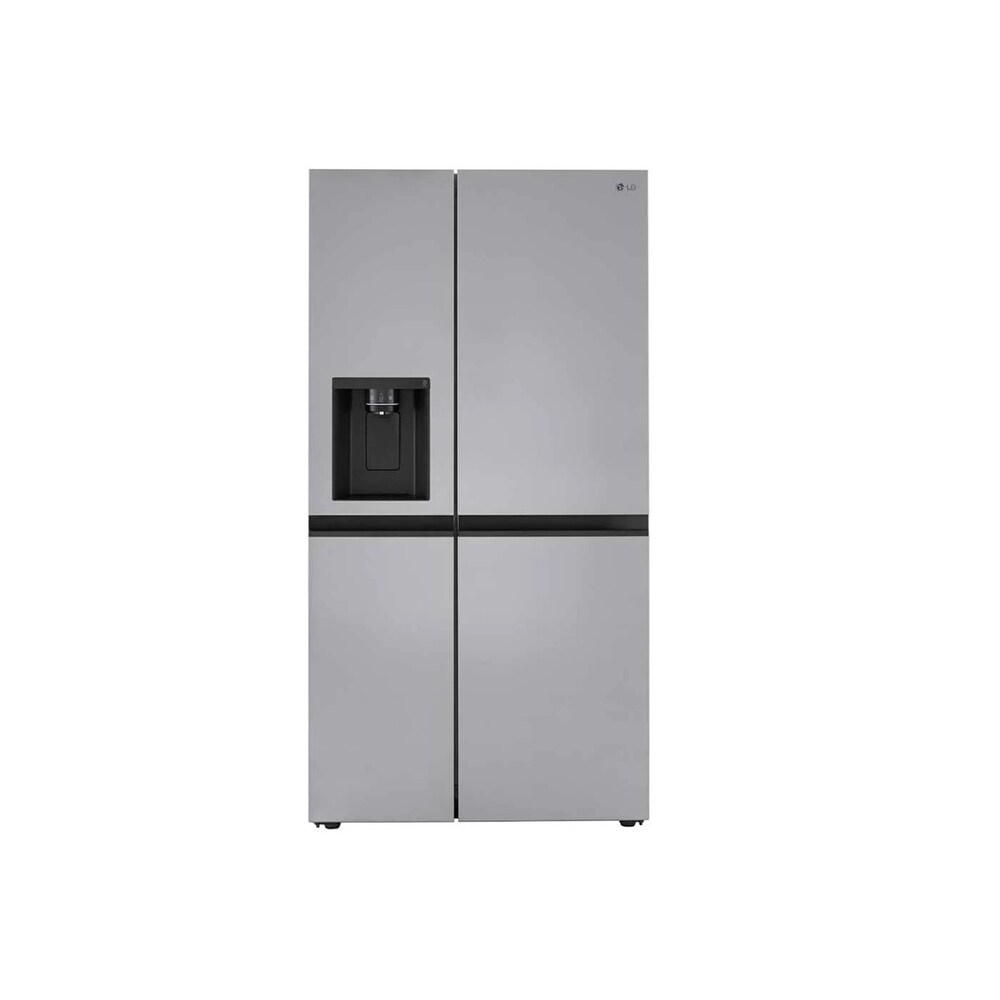 LG 27 cu. ft. Side by Side Refrigerator with Smooth Touch Ice Dispenser   Print Proof Stainless Steel