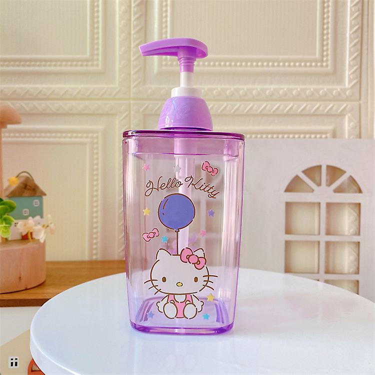 Born Pretty 420ml Sanrios Cinnamoroll Kuromi Mymelody Kawaii Cartoon Travel Pump Bottle Large Capacity Cosmetics Shower Gel Storage Bottle