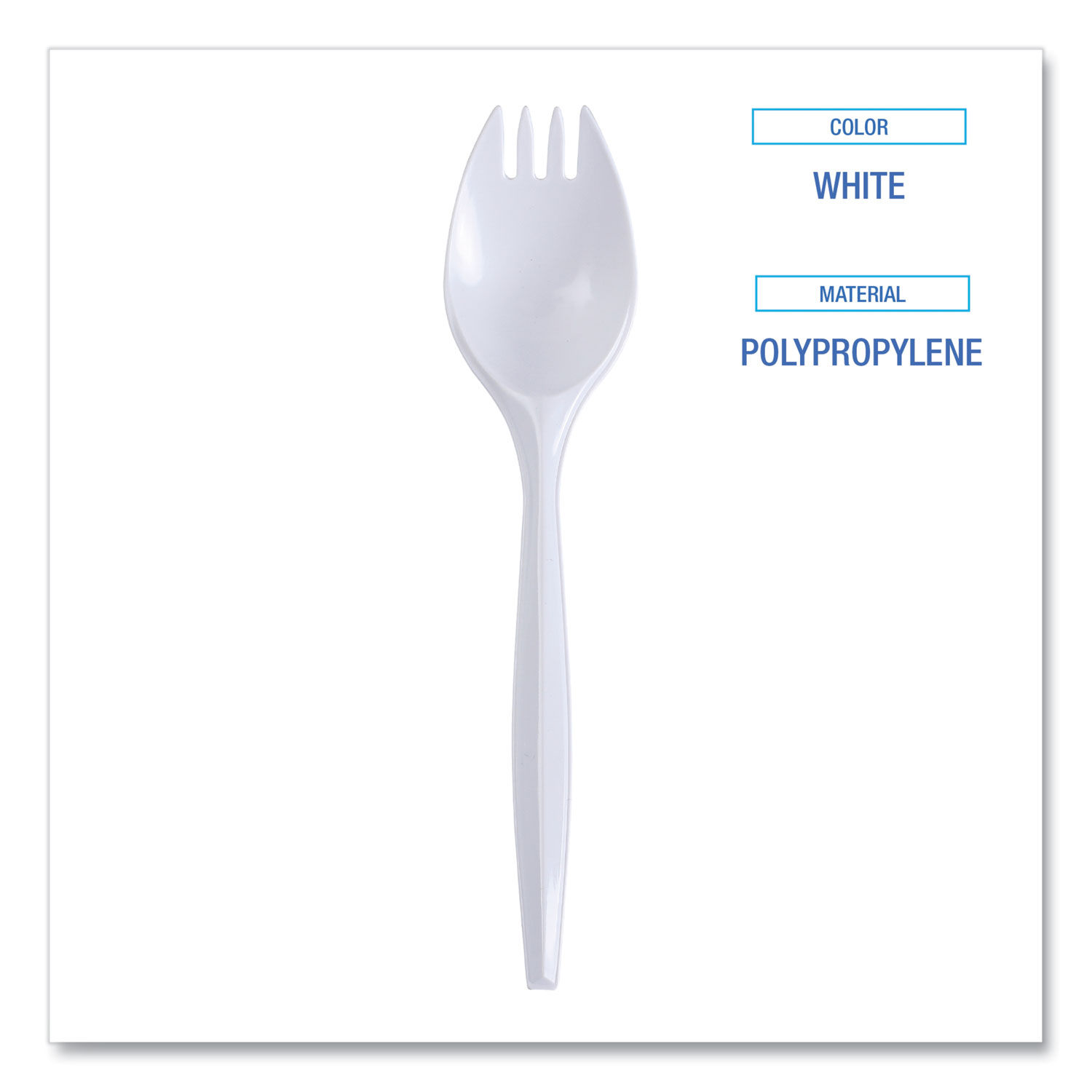 Mediumweight Wrapped Polypropylene Cutlery by Boardwalkandreg; BWKSPRKMWPPWIW