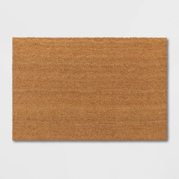 Solid Doormat Beige