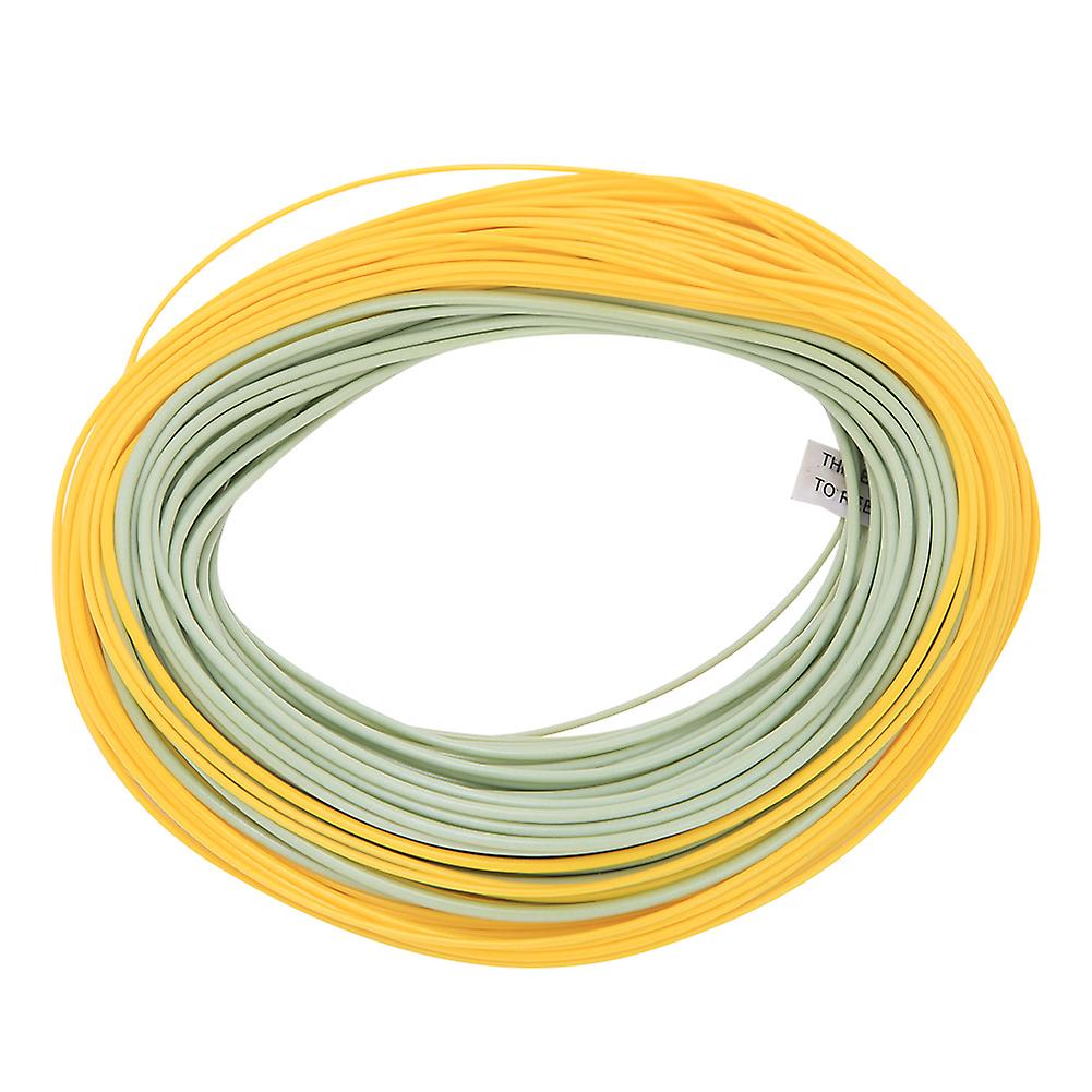 Nylon Green Yellow Pvc Coating Welded Ring Counterweight Front Floating Fly Fishing Linewf7f