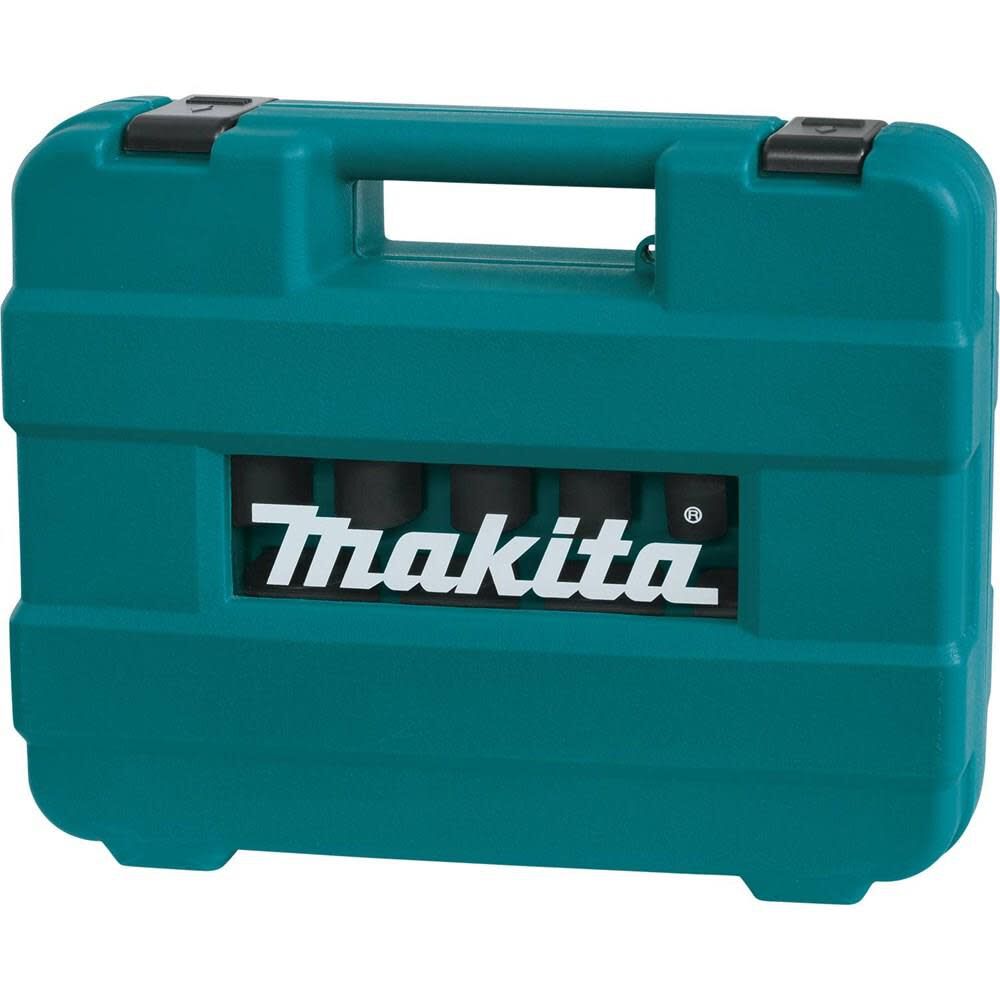 Makita 14pc. 1/2in. 6-Point Fractional Deep Impact Socket Set A-96372 from Makita