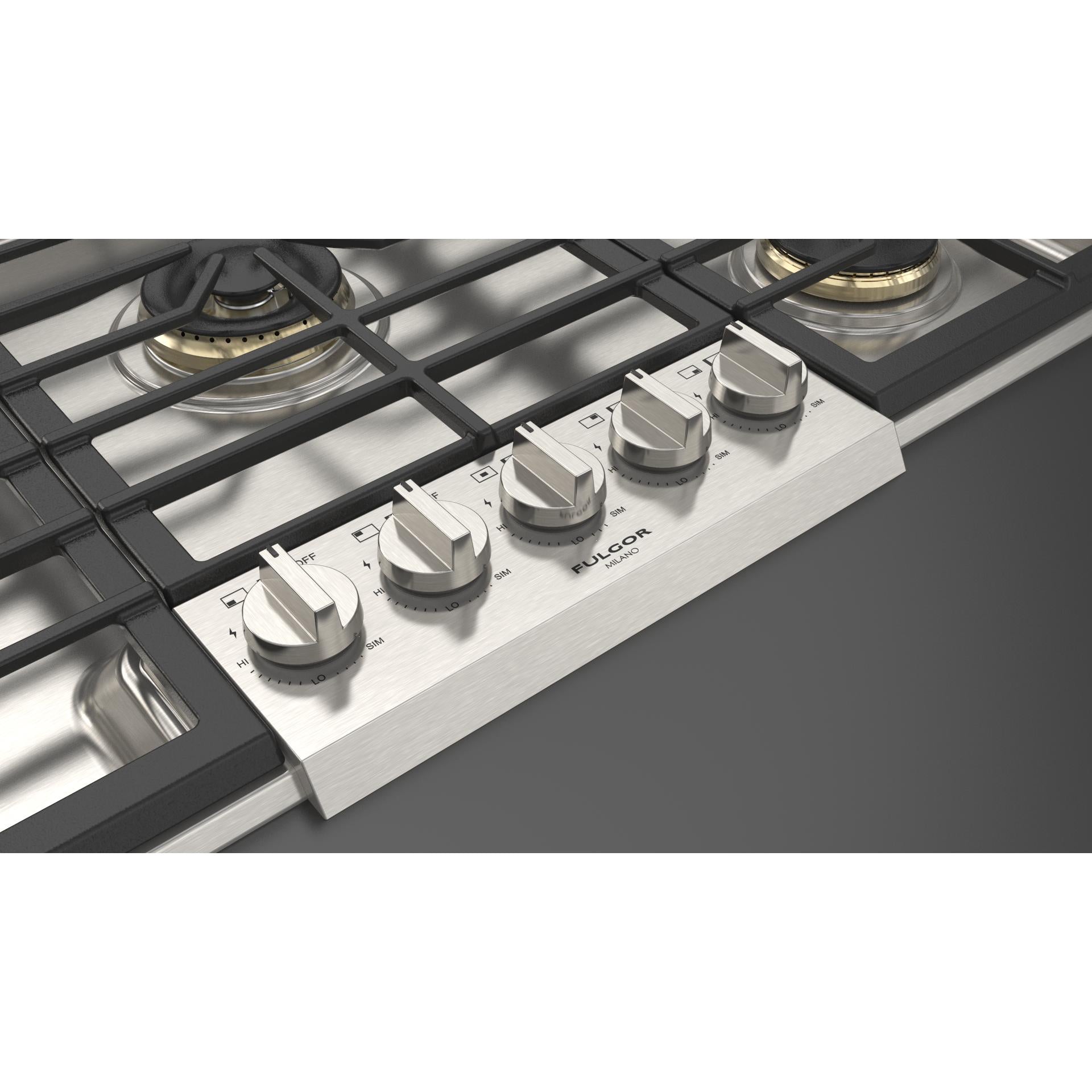 Fulgor Milano 36-inch Built-In Gas Cooktop F6PGK365S1