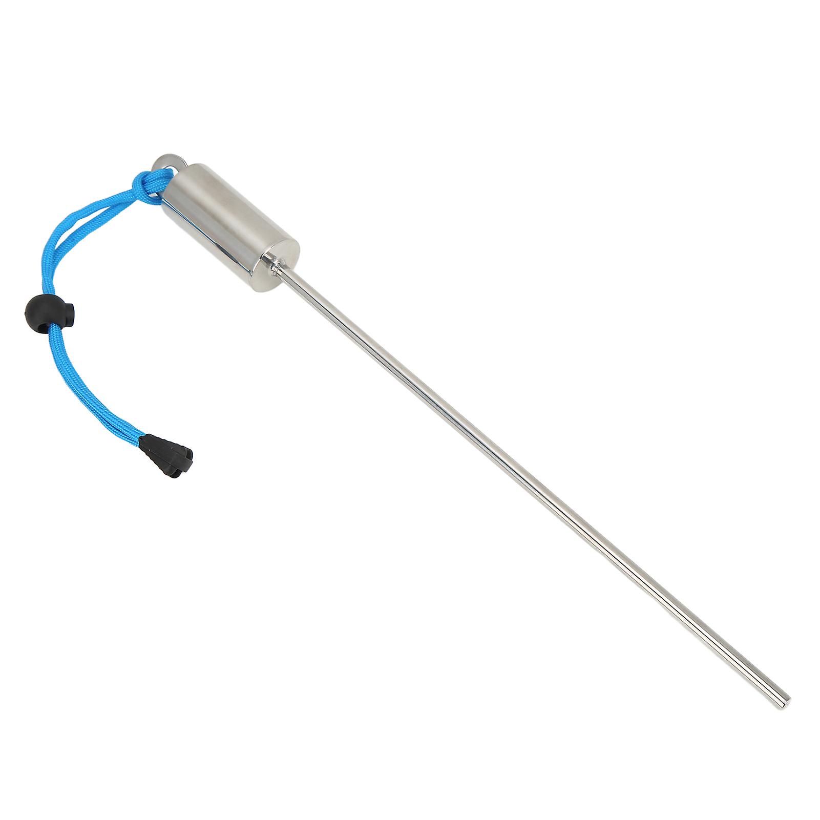 Tooke 30cm Diving Stick Pointer Rod With Scale Underwater Shaker Noise Maker With Lanyardblue