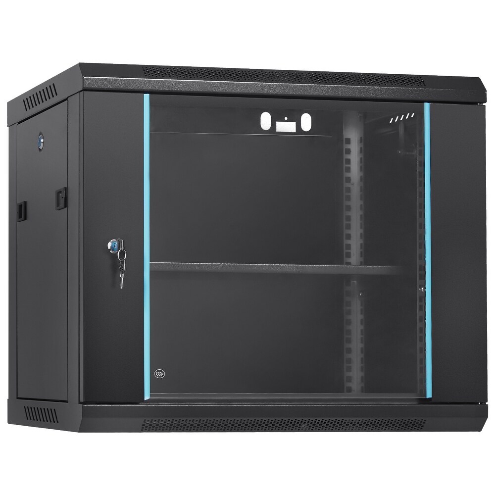 VEVOR Wall Mount Network 15.5'' Deep Server Cabinet Server Rack Cabinet Enclosure