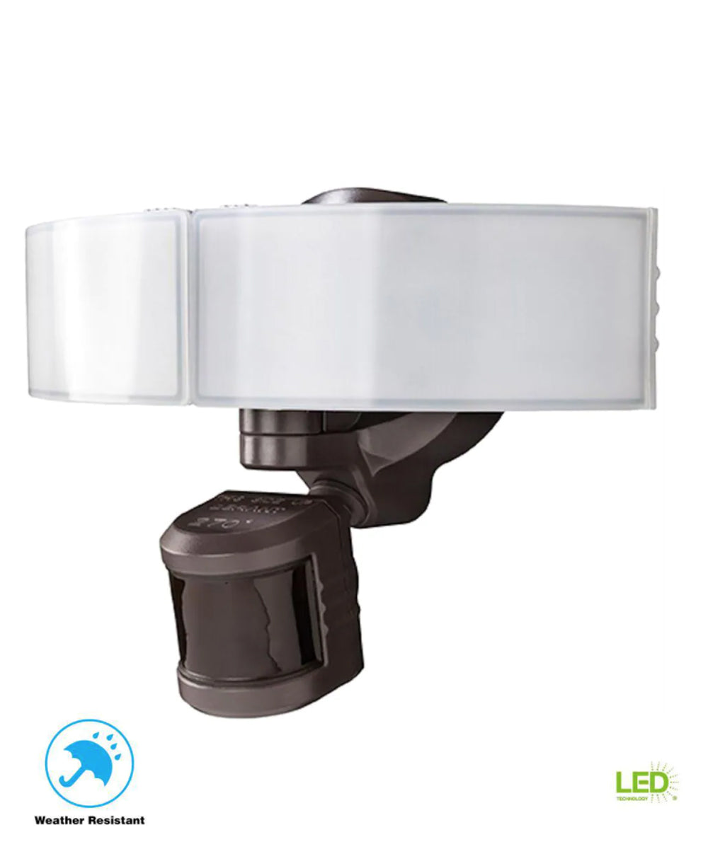 Defiant 270 Degree BRONZE LED Bluetooth Motion Outdoor Security Light 8